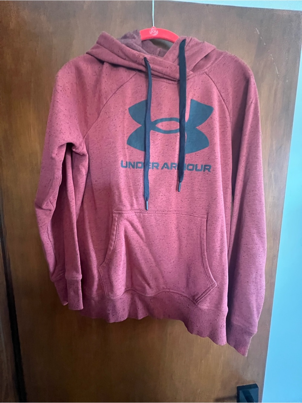 Under Armour Speckled Burgundy Pullover Hoodie